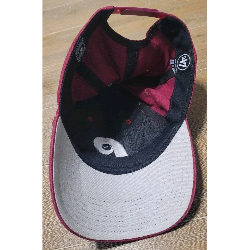 Philadelphia Phillies Hat 1980s  Cooperstown ‘47 Kids Size Maroon  Cap MLB Snap